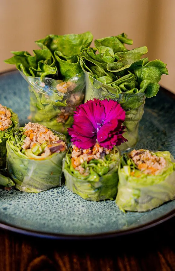 Fresh herb rolls