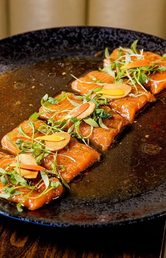 Cured salmon
